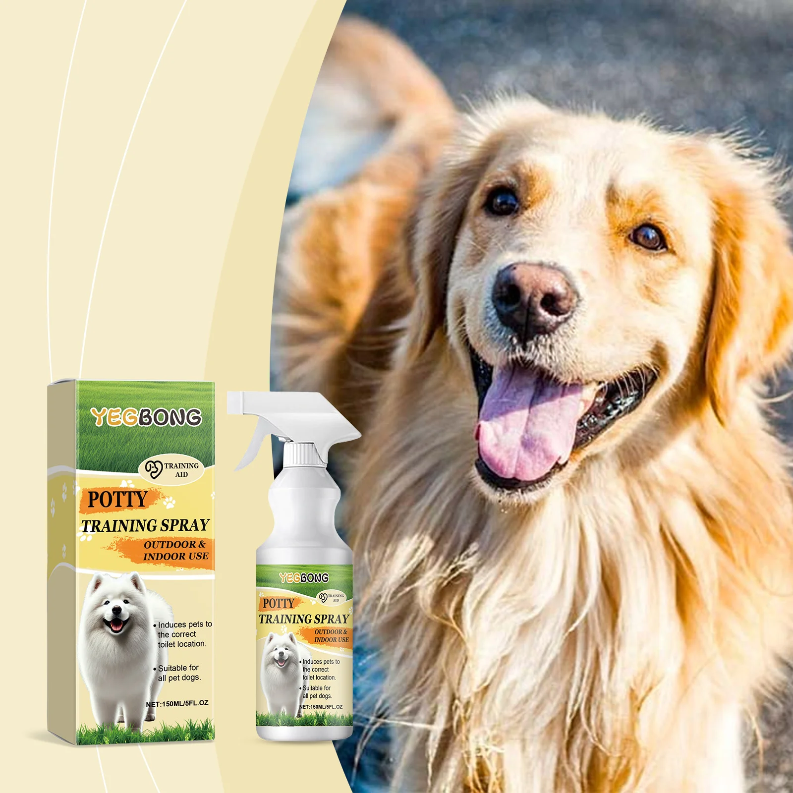 Pet Potty Training Spray Indoor Outdoor Defecation Inducer For Dog And Cat