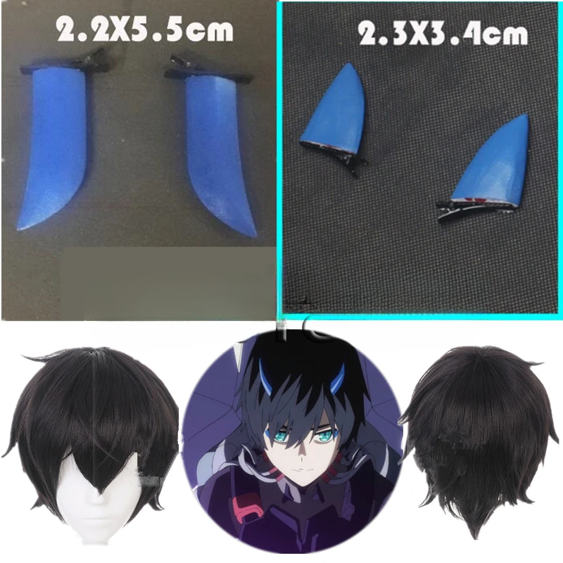 

One Pair Anime Darling in the Franxx Horn Cosplay Code 016 Hiro Horns Hairpins Headwear Cosplay Props Gifts 2 Types Handmade