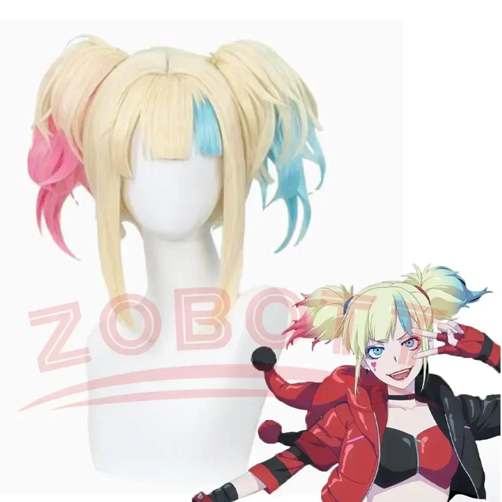 

КосплейFantrenforQuinzel, маска для косплея Perruques pour Femme, Cheveux de Dessin Animé, Super Medicchant, аксессуары для костюма