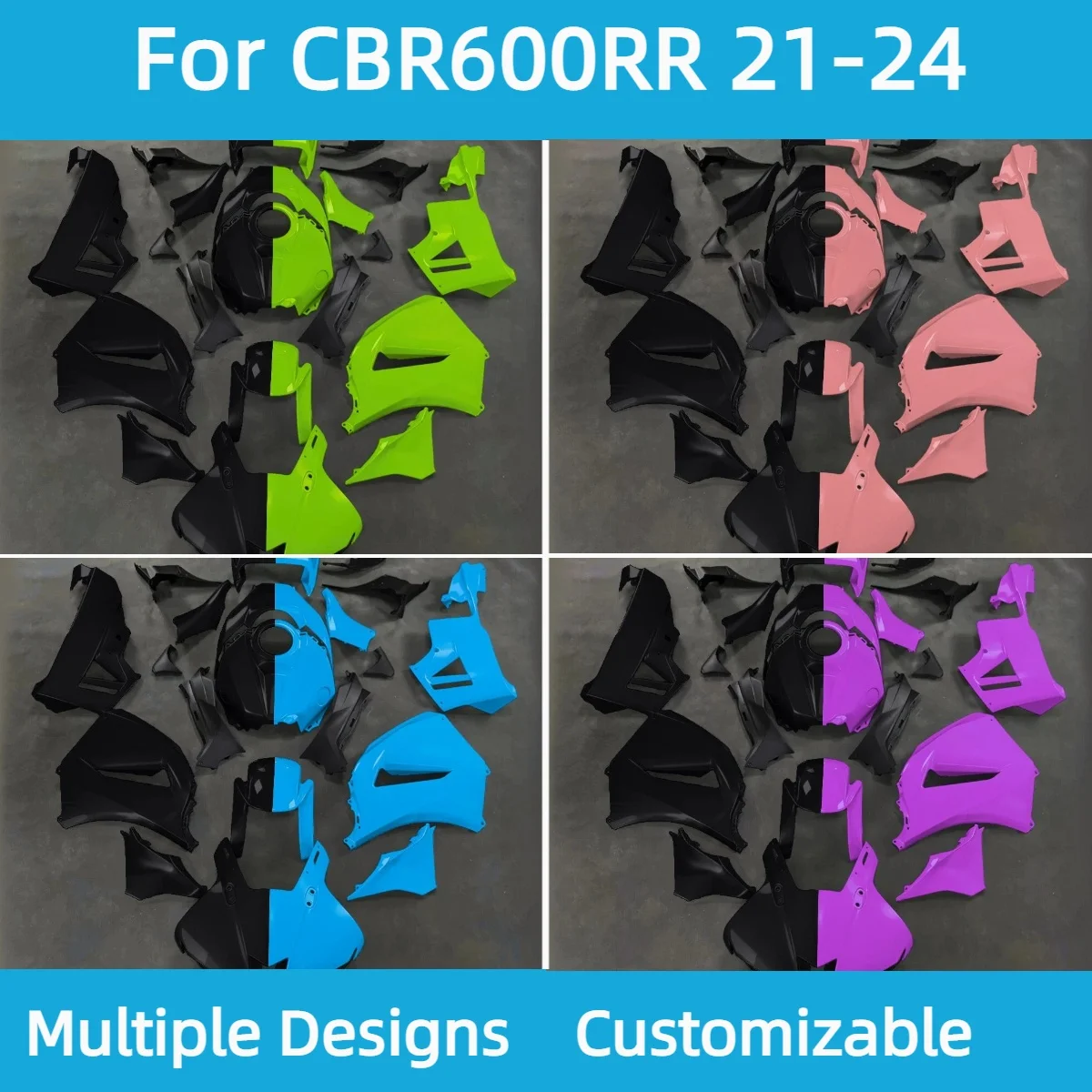 

Prime Fairing Kit for HONDA CBR600RR 2021-2024 Motorcycle Fairings Set Body ABS Plastic CBR 600RR 21-24