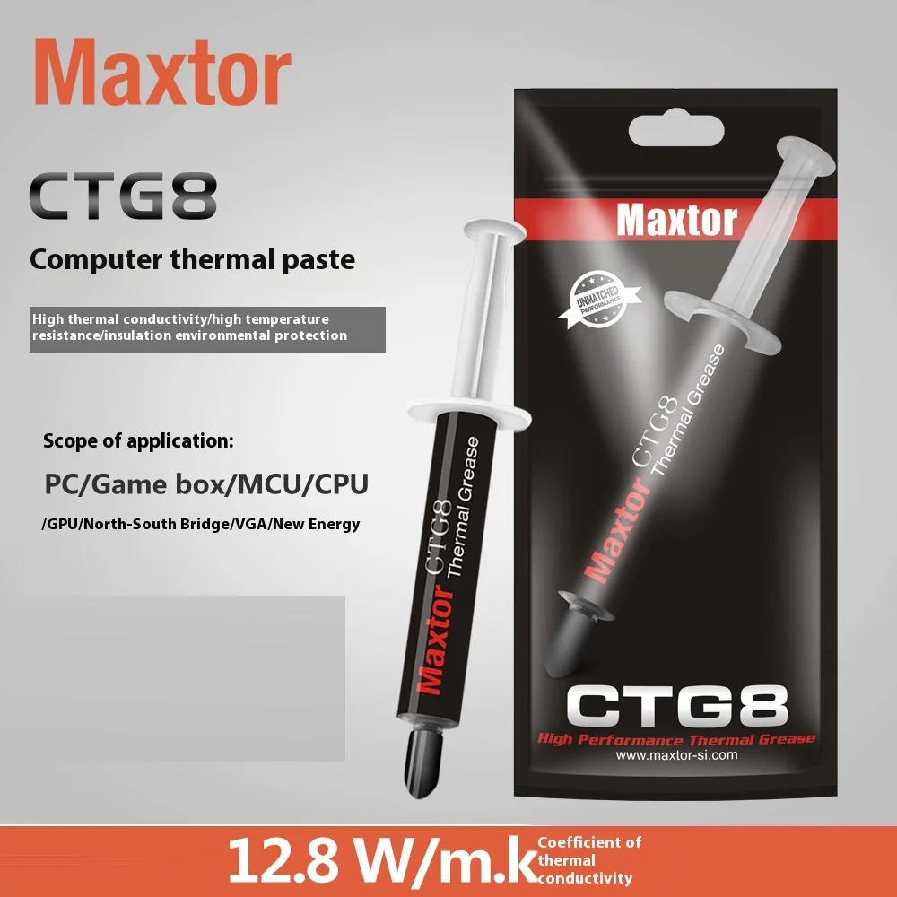Maxtor CPU Thermal Grease CTG8 12.8w Desktop Computer Graphics Card Thermal Paste