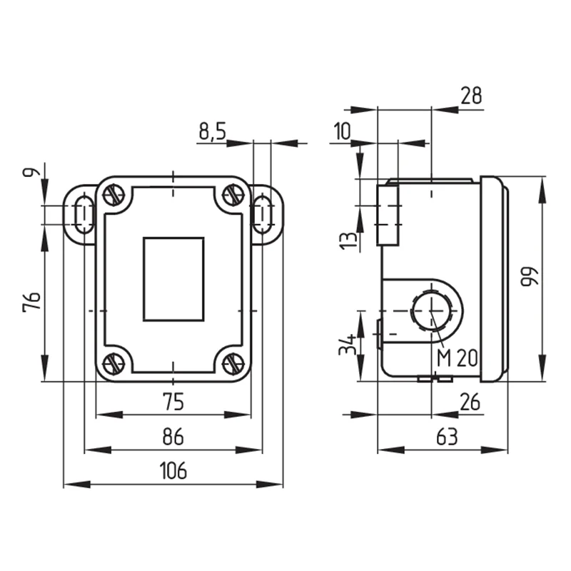 MR 441-11Y-A-T-M20-2037 Heavy duty Chinese factory Schmersal same model Lifting machinery limit switch