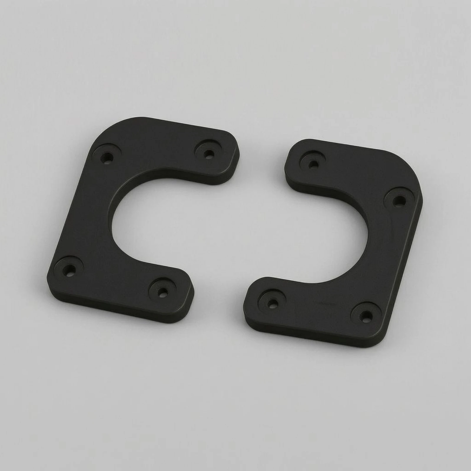 Kayak Mounting Plate Flat Mirror-Oriented Mounting Plate Matching Bracket Base Rounded Rectangular