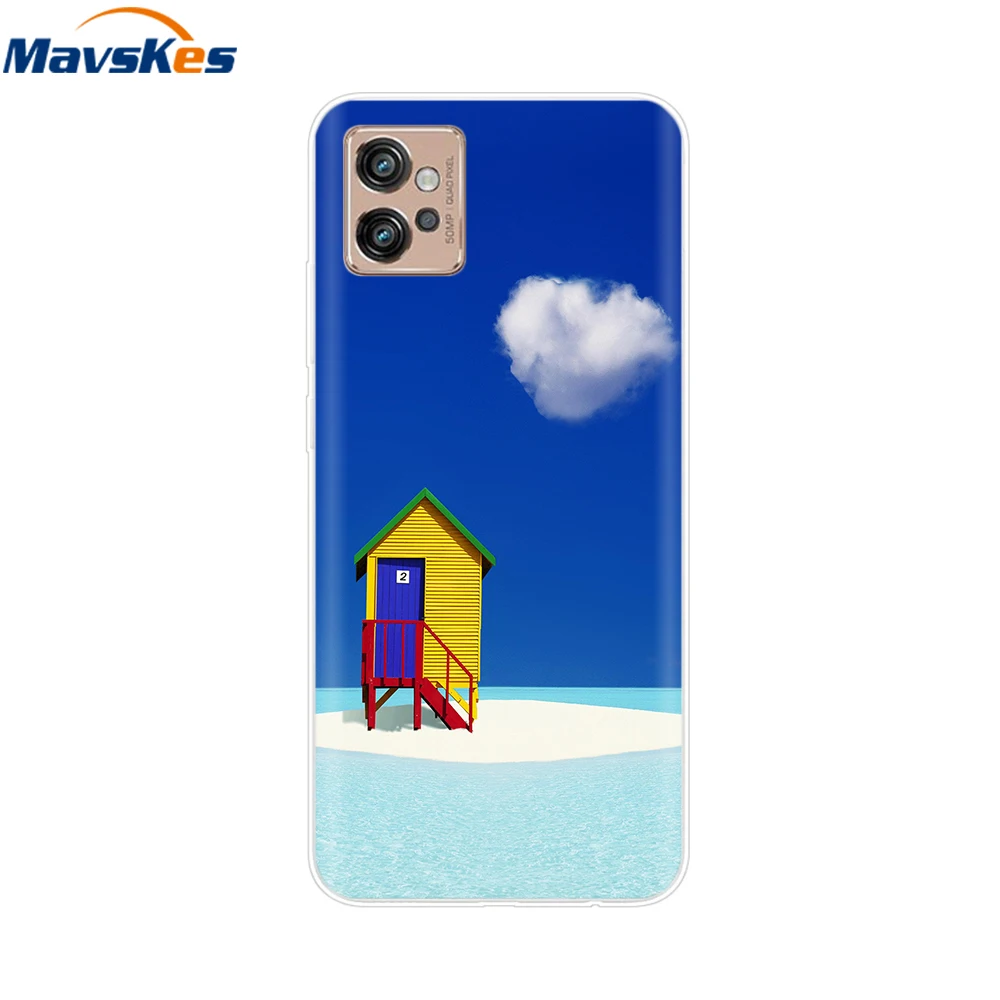 Mobile Phone Bag Case For Motorola Moto G32 Case MotoG32 Soft TPU Silicone Cover Cases For Motorola G32 Back Cover Shells Fundas