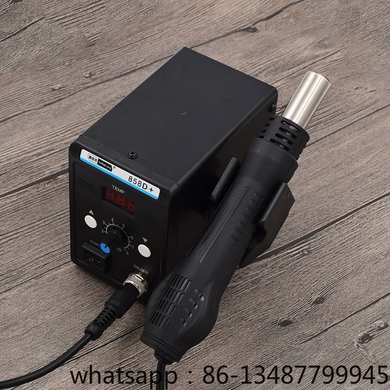 

ZAHUOPU Store 858D Anti-static Digital Display Hot Air Disassembly Soldering Station Hot Air Gun Mobile Phone Maintenance