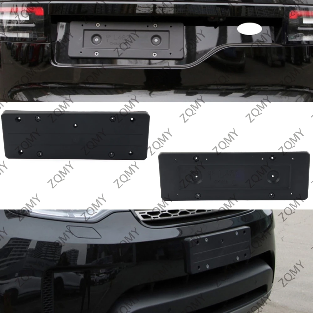 Car Rear Front License Plate Holder Tag Mount Bracket For Land Rover Discovery 5 LR5 2017 2018 2019 2020-2022 LR083121 LR083127