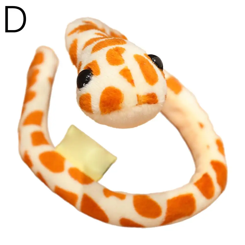 2025 Snake Plush Snake Toy Snake New Year Gift Toy Children Colorful Holiday Simulated Plush Home Decoration C1x0