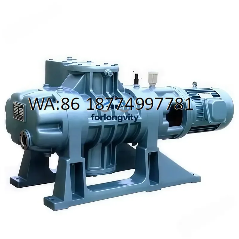 custom for ZJP ZJ Industrial Two Stage Roots Blower Vacuum Pump Built-in Bypass Valve Ultimate Pressure 0.05Pa 0.75-11kW