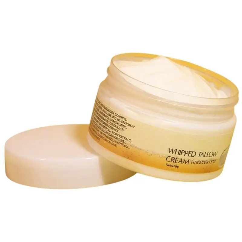 140g Beef Tallow cream Moisturize Tallow Honey Balm Whipped Beef Tallow and Manuka Honey Balm Moisturizer Body Lotion Skin Care
