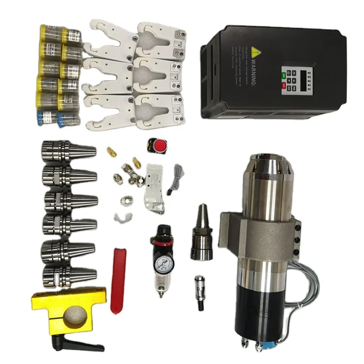 3.5 KW BT 30 Spindle Engraving Machine Milling Metal ATC Spindle 3500 W ER 25 Shank 380 V VFD CNC Parts