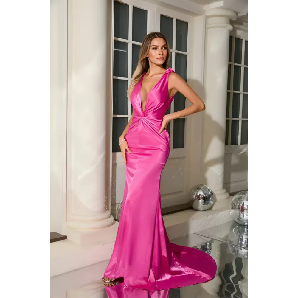

ESBRIDE Elegant Dresses for Parties Evening Dresses Prom Dress Sleeveless Party Dresses Floor-Length Evening Dress Customized