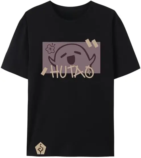 Genshin Impact T-Shirt,Genshin Impact Hutao Tees Cotton Luxury brand vintage oversized