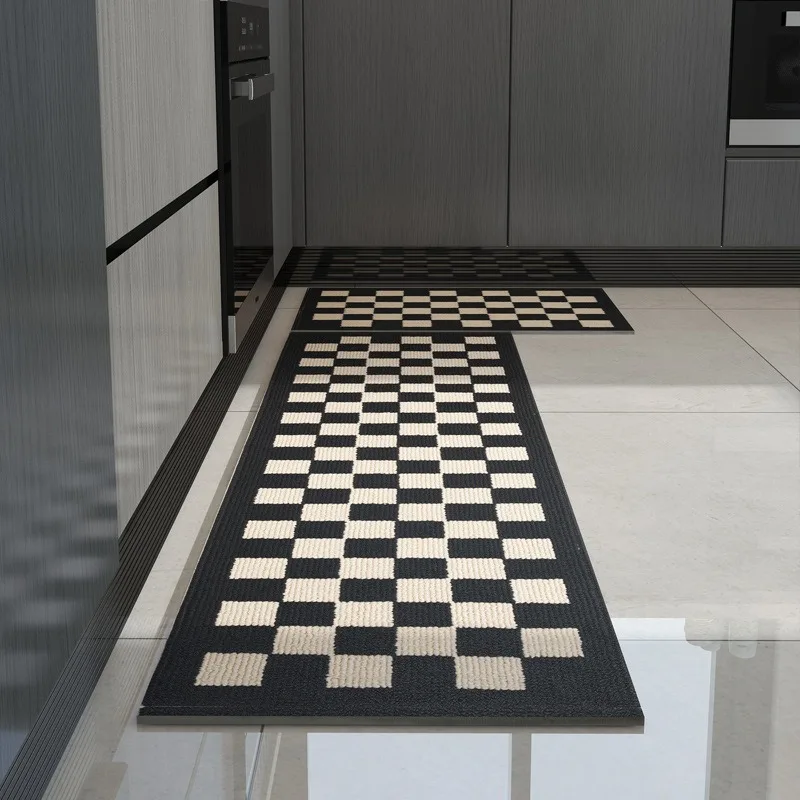 Diatomite Kitchen Floor Rug Anti-Slip Oil-Proof Water-Absorbing, Dirt-Resistant and Waterproof Door Mat for Home Decor