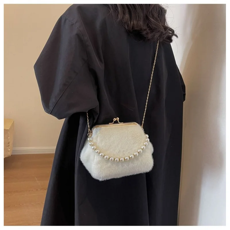 حقيبة كتف نسائية عصرية بتصميم حبال كروس، عصرية ومتينة للتسوق والعمل والسفر والاستخدام اليومي