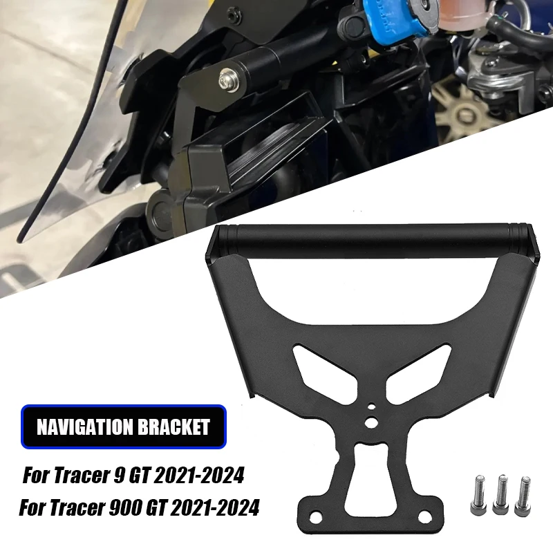 GPS Navigation Mount Bracket For Yamaha TRACER9 TRACER 9GT Tracer 9 900 GT 9GT 900GT 2021-2024 Phone Support Holder