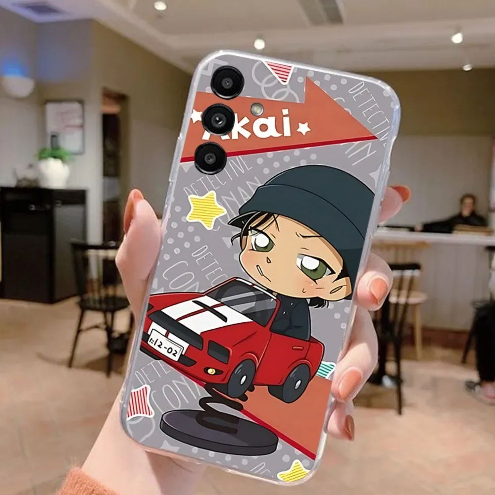 Detective Conan Phone Case For Samsung Galaxy A52 A12 A51 S21 Edge S22ULTRA S23 S20LITE Plus Ultra Black Cover