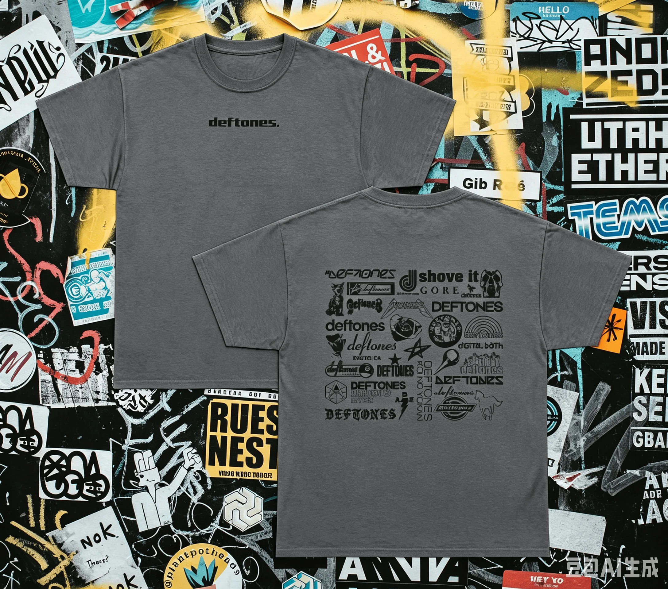 Deftones Band Boxy Vintage Style Logo Inspiration Unisex Tshirt 2026 Summer Men Women Cotton Y2K Oversized T-shirt Streetwear