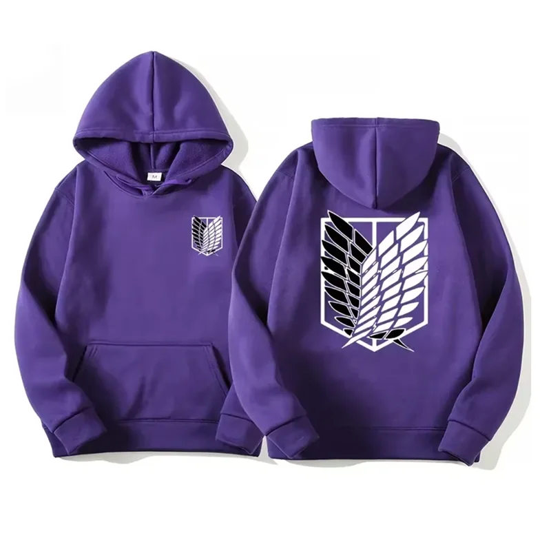 Attack on Titan Men's Hoodie Anime Hoodies Men and Women Streetwear Pullover Harajuku Shingeki No Kyojin Hoodies Sweatshirt