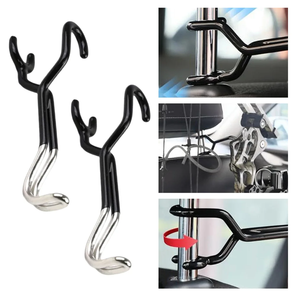 

Car Bracket Car Seat Headrest Hook Bracket 5.1in*1.6in Steel For Trucks Or SUVs Vehicle Composite Frame Auxiliary Tool Interior