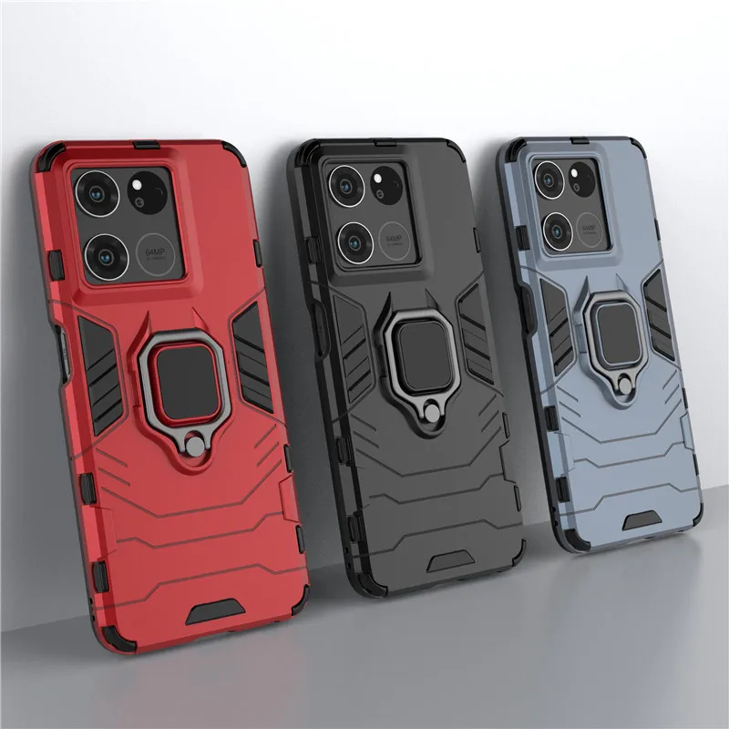 

For OnePlus Ace Racing Case OnePlus Ace Racing Edition Cover Shockproof Armor PC Finger Ring Stand Bumper For OnePlus ACE Racing