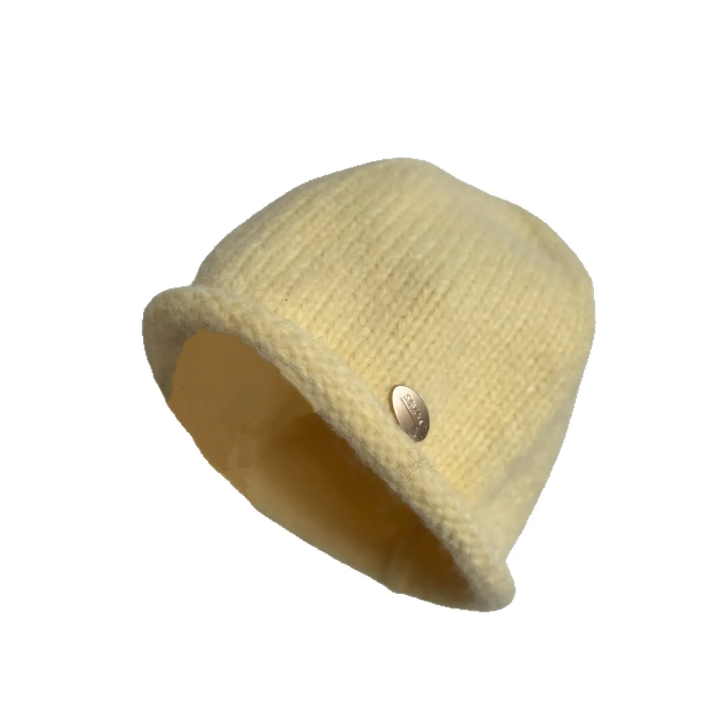 Unisex Winter Beanies Hat Women Simple Outdoor Warm Label Best Matched Edge Curl Designer Skullies Bonnets Ski Cap Men Gift