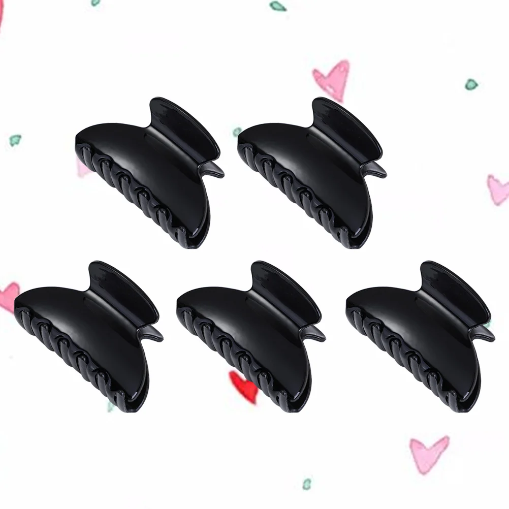 

5 шт. заколки для волос, простые прочные зажимы для женщин и девочек, ударопрочные инструменты для укладки волос, коготь для волос, простой держатель для волос