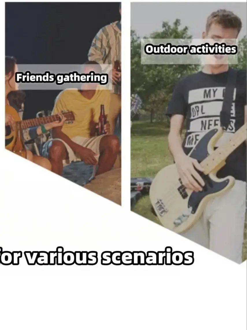 Gitaarband Verstelbare verbreding Verdikking Denim Katoen Gitaarriemen voor elektrische gitaar Bas Ukelele Gitaaraccessoires - afbeelding 2