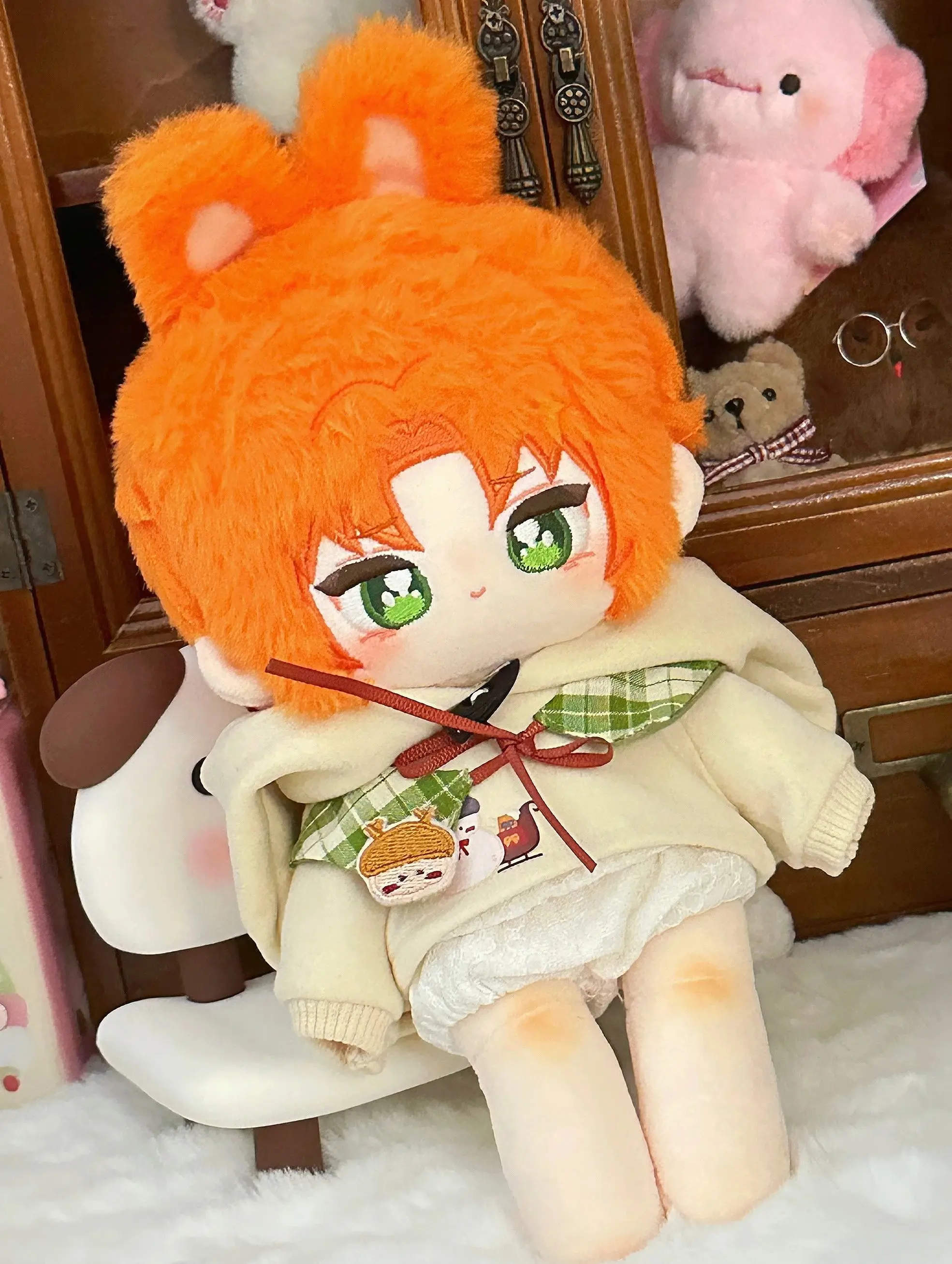 Pre-sale Ensemble Stars あんさんぶるスターズ!  25cm Tsukinaga Leo Doll Game Plushie Figure Models Mascot Doll Naked Doll Fans Collect Toys