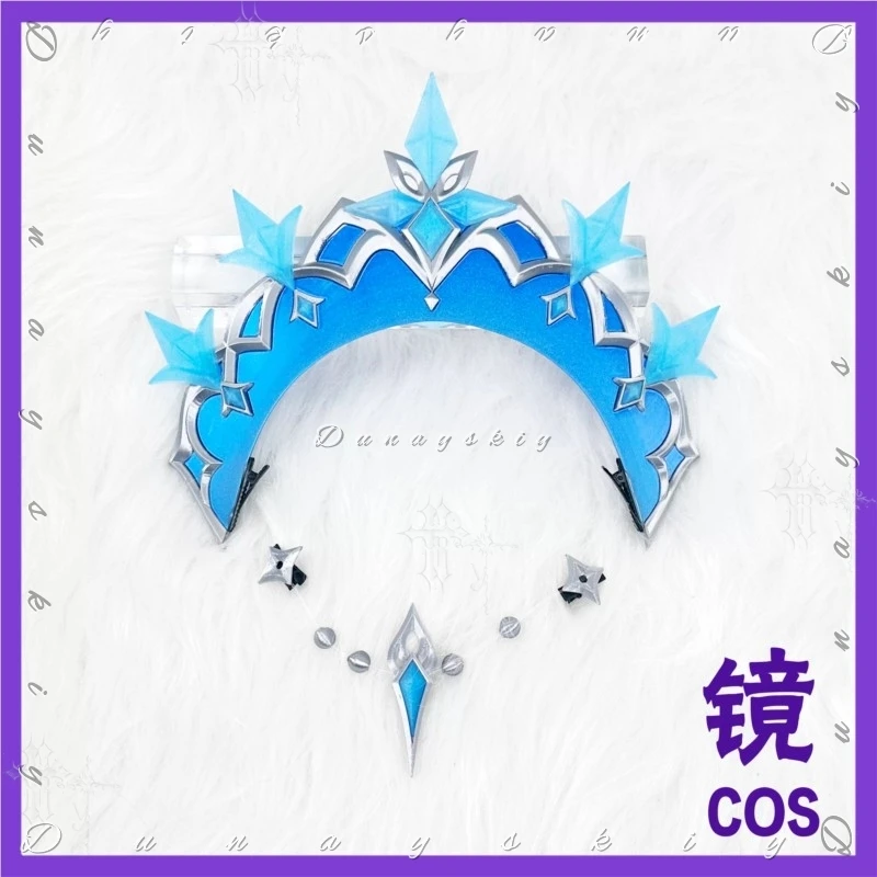 Accesorio de disfraz de Tsaritsa Anastasia para Comic Con, accesorio para la cabeza, para Genshin Impact, reina del hielo, accesorio para personaje, fiesta temática de Halloween