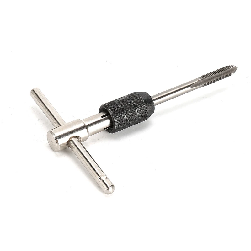 Portable T Tap Wrench Handle Machinist Repair Drill Bit Machine Screw Thread Metric Plug Reamer Manual Hand Tool M3 M4 M5 M6 M8