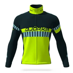 BJORKA Winter Men's Long Sleeve Thermal Fleece Warm Jackets Chaleco Ciclismo Hombre Cortavientos Hot Sale Bicycle Clothing 2022