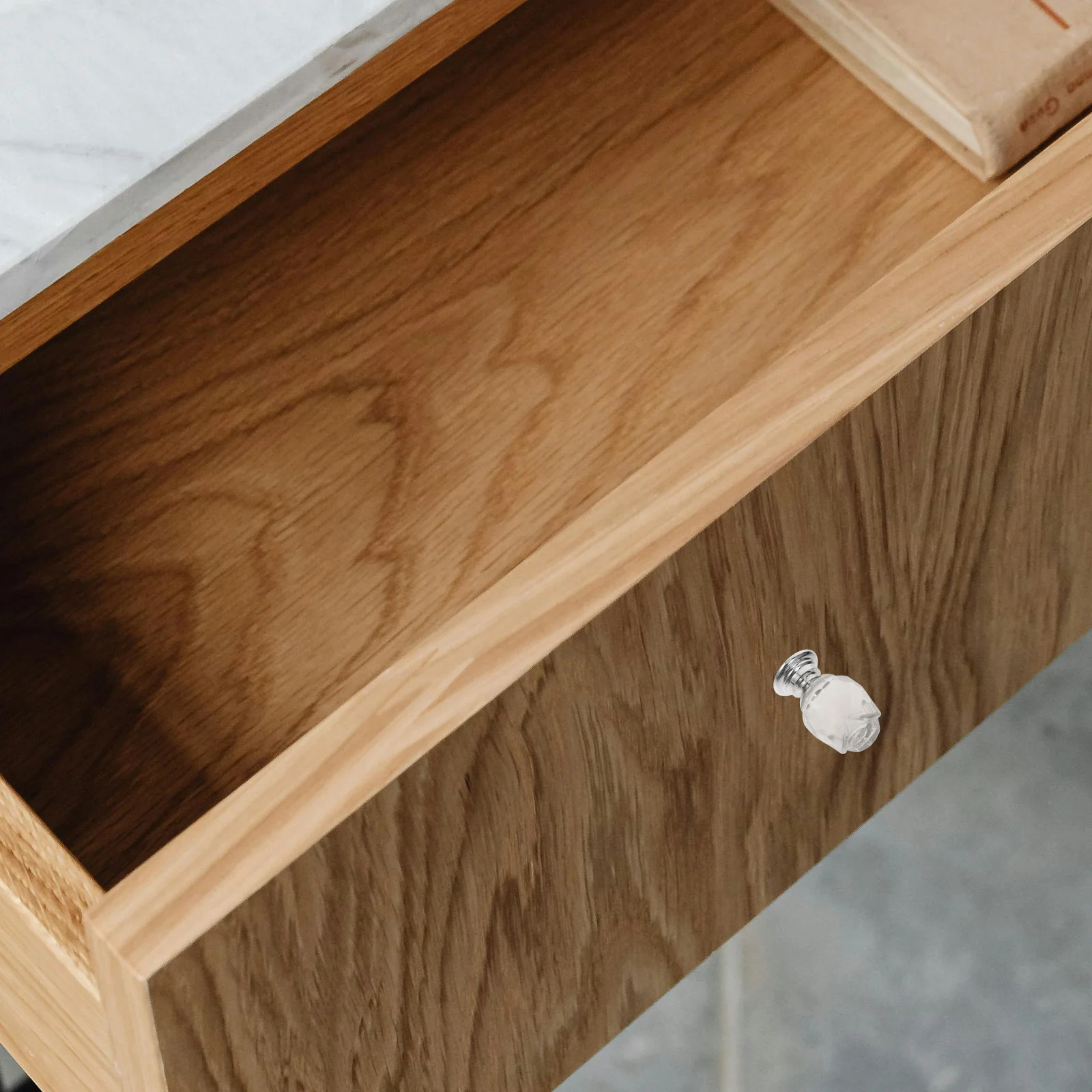 

2Pcs Crystal Drawer Handles Small Single Hole Pull Elegant Luxurious Atmosphere Furniture Wardrobe Cabinet Doors