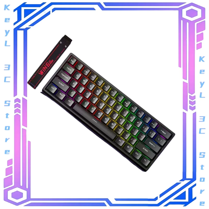 New Win60he Magnetic Axis 8khz Return Rate Serviceable Mechanical Keyboard Rt Esports Game Customized Wired Rgb Birthday Present