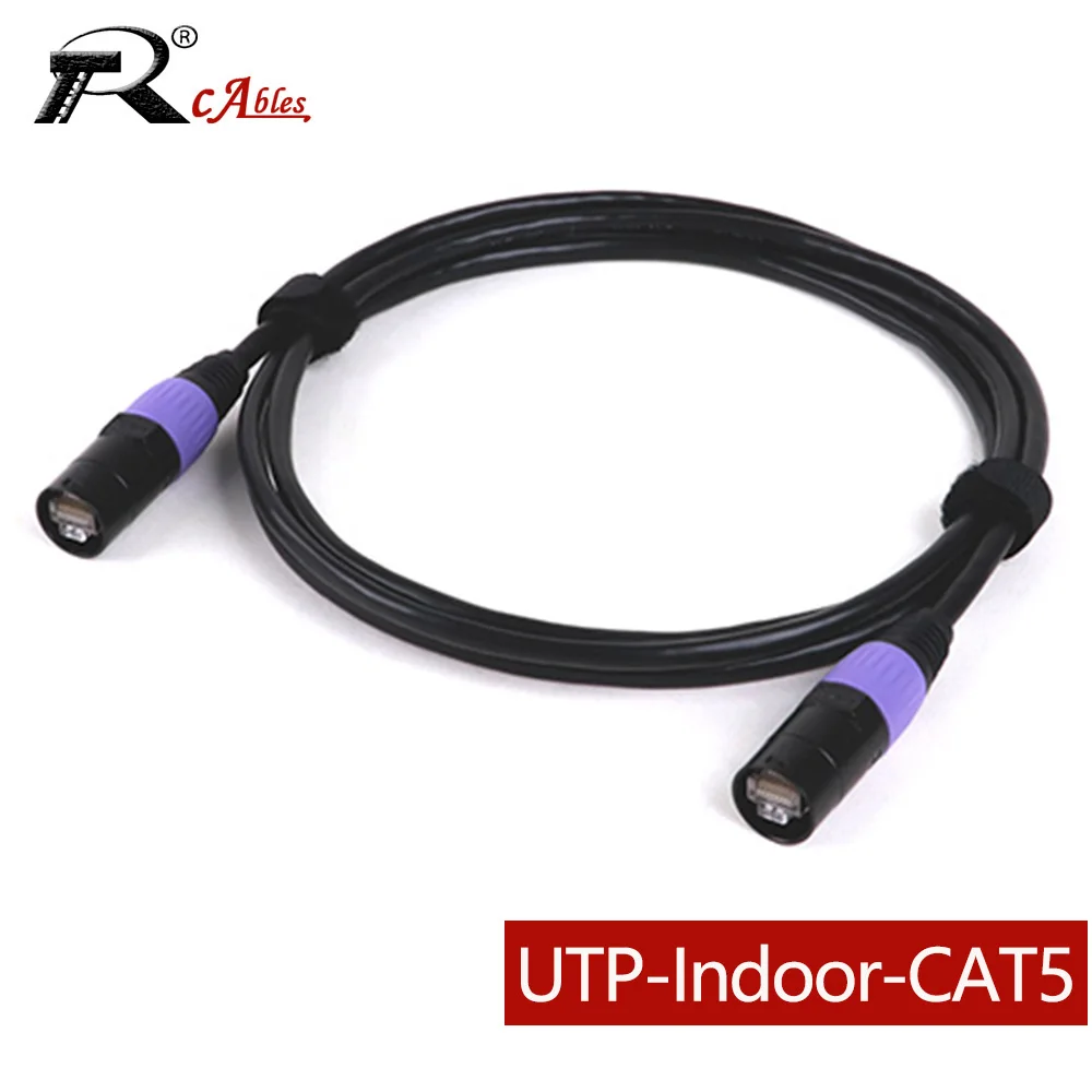 1pc UTP RJ45 Cat5/5E Ethernet Extension Cable with RJ45 Connector Pro Audio&Lighting RJ45 8P8C Indoor LAN Network Cord 0.2M-100M
