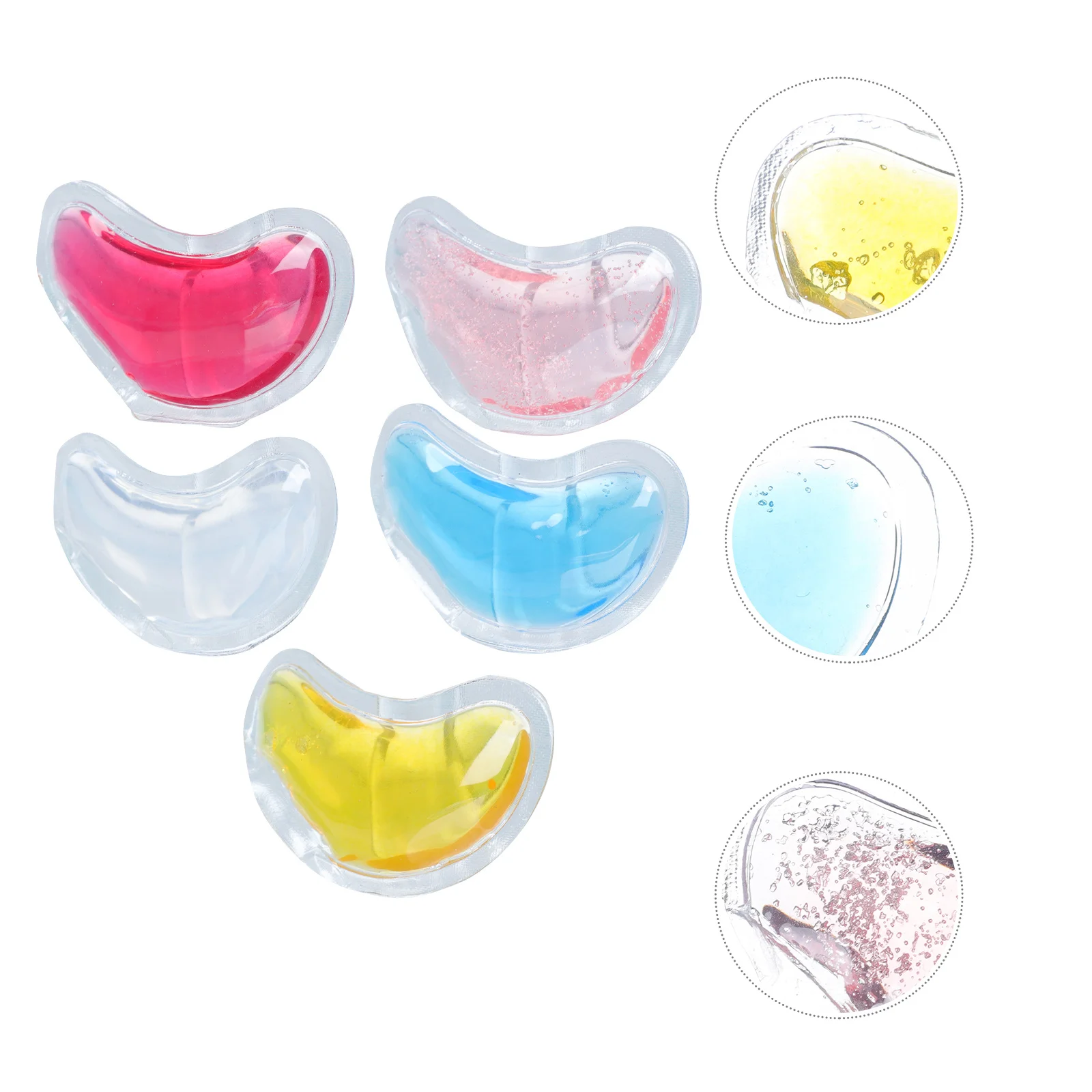 5 uds parche para el cuidado de los ojos almohadillas de hielo de Gel tratamiento de ojos reutilizable frío caliente máscaras de enfriamiento para ojeras