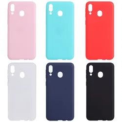 Silicone Case for Samsung Galaxy M10 M20 M30 M40 A10 A10S A20 A20E A20S A30 A30S A40 A50 A50S A70 A31 A01 A51 A71 Cover Funda