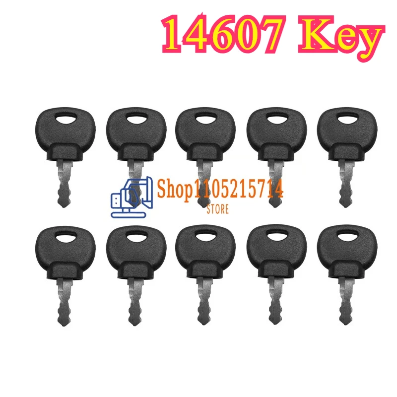 1/5/10/30/50pcs Keys 14607 Ignition Key Plant Applications for BOMAG Car Accessories