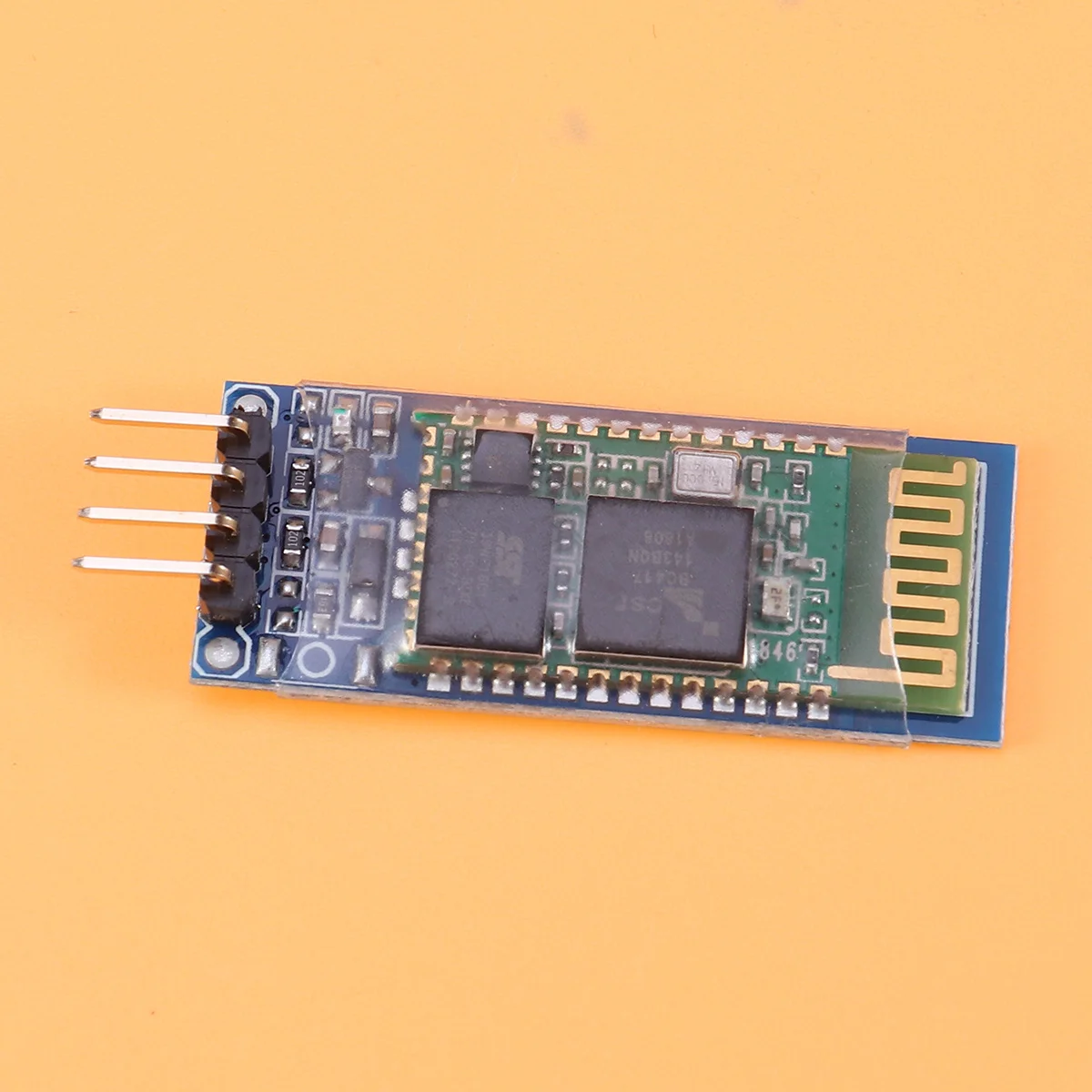 

Wireless 4 Pin Serial Transceiver For Ttl Pcb Board Metal Antenna 30Ft Coverage Edr 9600 Rate