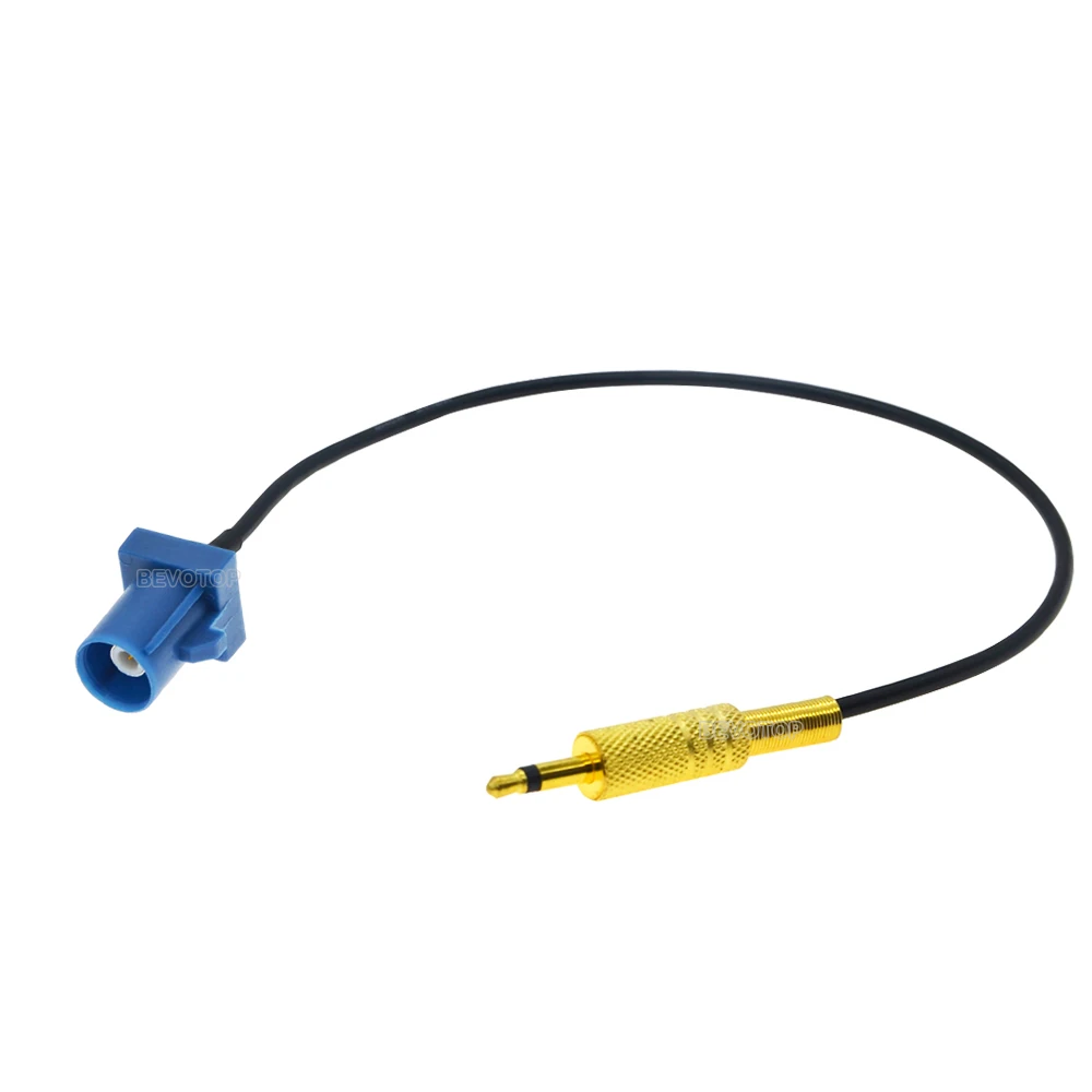 1Pcs Fakra C Stecker auf 3,5mm Mono Stecker mit RG174 Kabel 50 Ohm RF Koaxial Verlängerung kabel Zopf Jumper