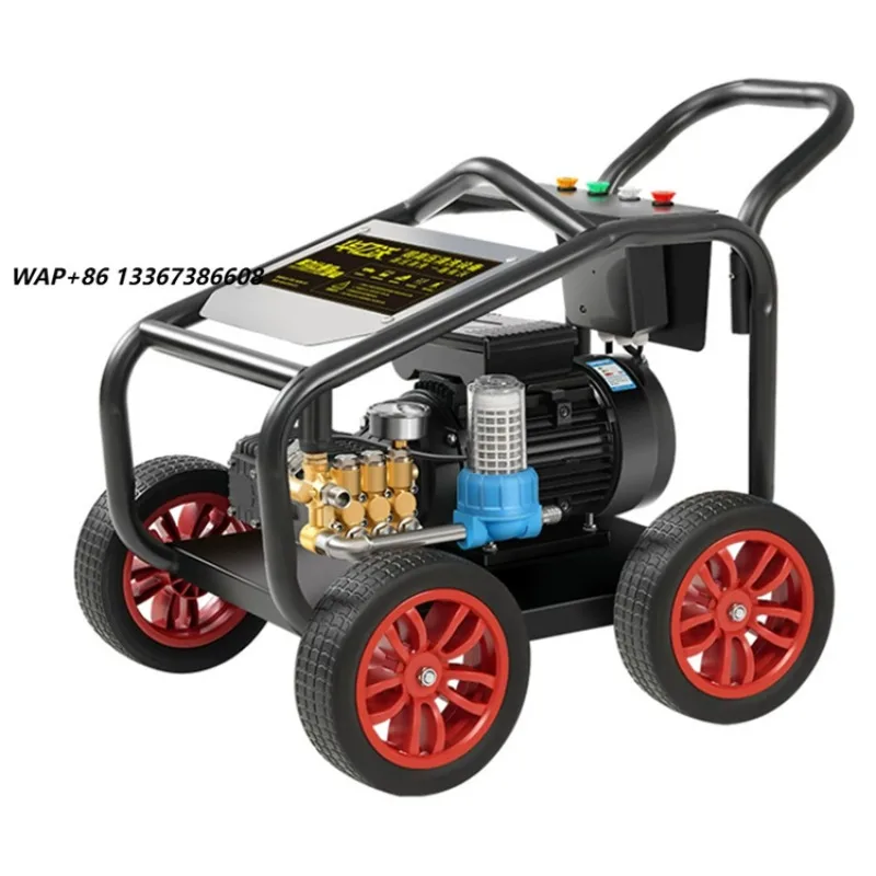 High Power Car Washing Machine High-pressure Water Ultra-high Power Commercial Cleaning Machine Wood Washing Road Washing