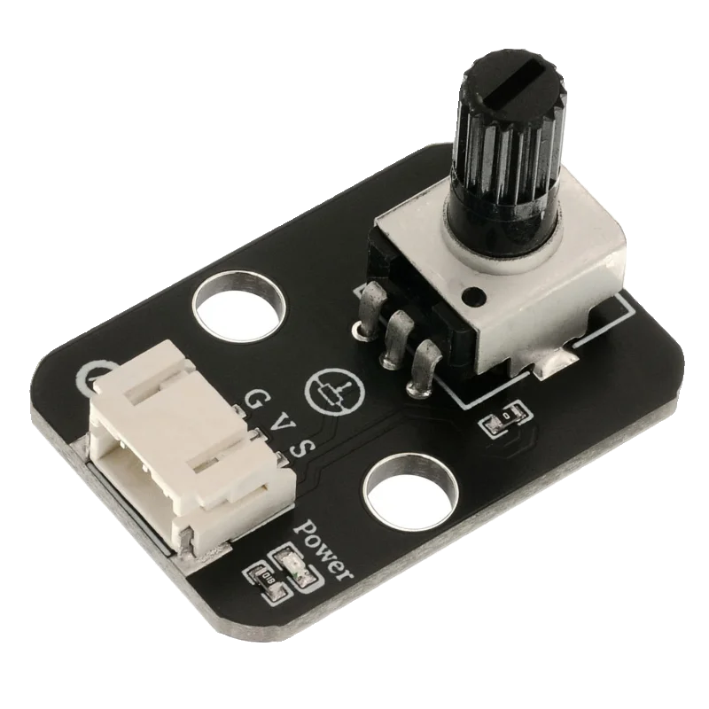 

360 ° rotary potentiometer module, analog knob module, compatible with LEGO building block ph2.0 terminal interface