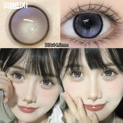 YIMEIXI 1 Pair Color Contact Lens for Eyes with Myopia Prescription High Quality Eyes Color Lens Makeup Yearly Use Fast Shipping