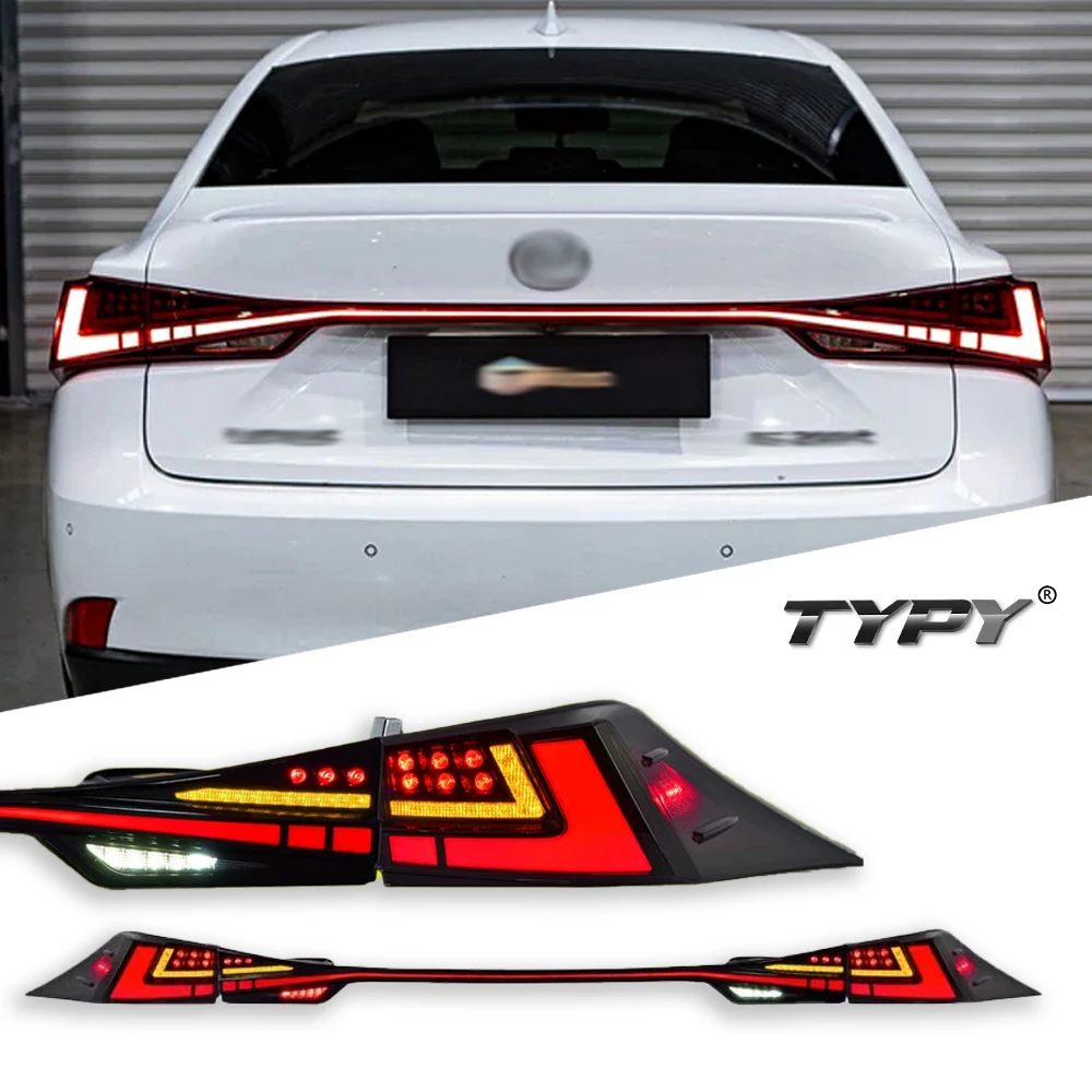 

TYPY Car For Lexus lS Taillight lS250 2013-2022 Upgrade Modified to New DRL Dynamic Turn Signal LED Taillight Auto Accessories