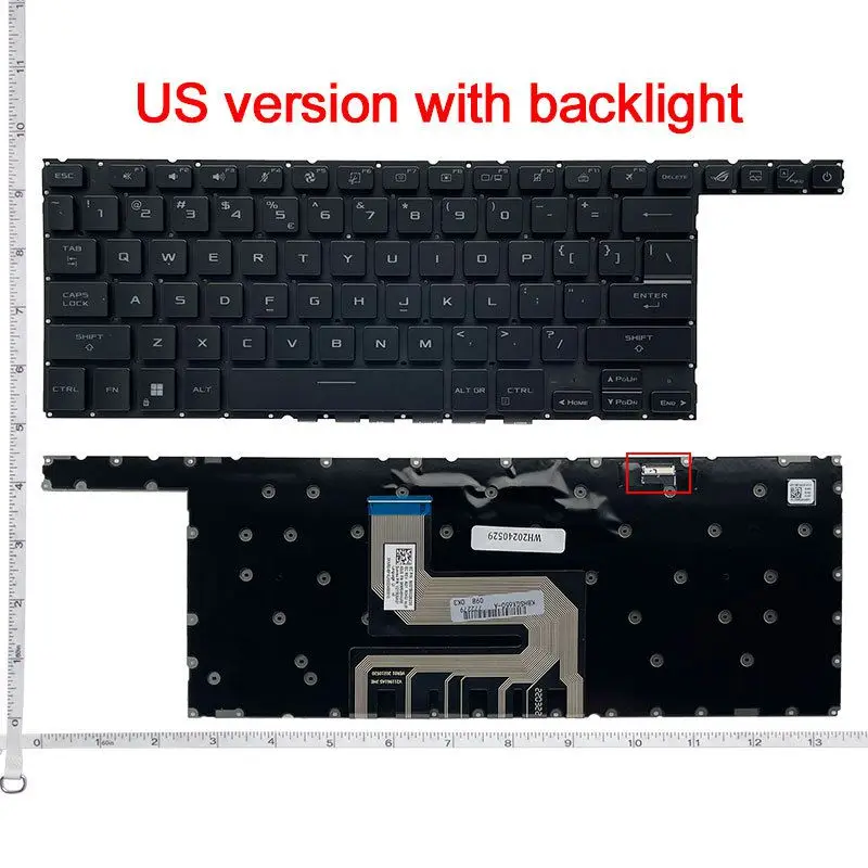 US/RU Laptop Keyboard for ASUS Zephyrus Duo16 ROG 6/7 GX650 GX650RM GX650P GX650PY GX650RW GX650RX GX650PZ