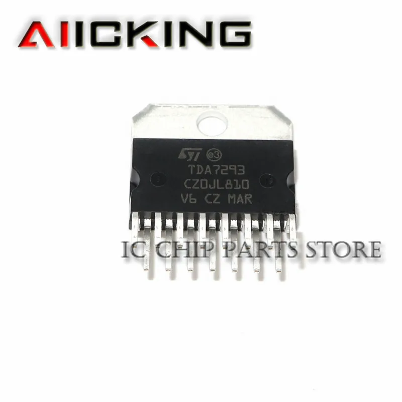 TDA7293 5 шт./лот ZIP15 7293 120V - 100W DMOS аудио усилитель с беззвучным/стандартным оригинальным новым IC-чипом