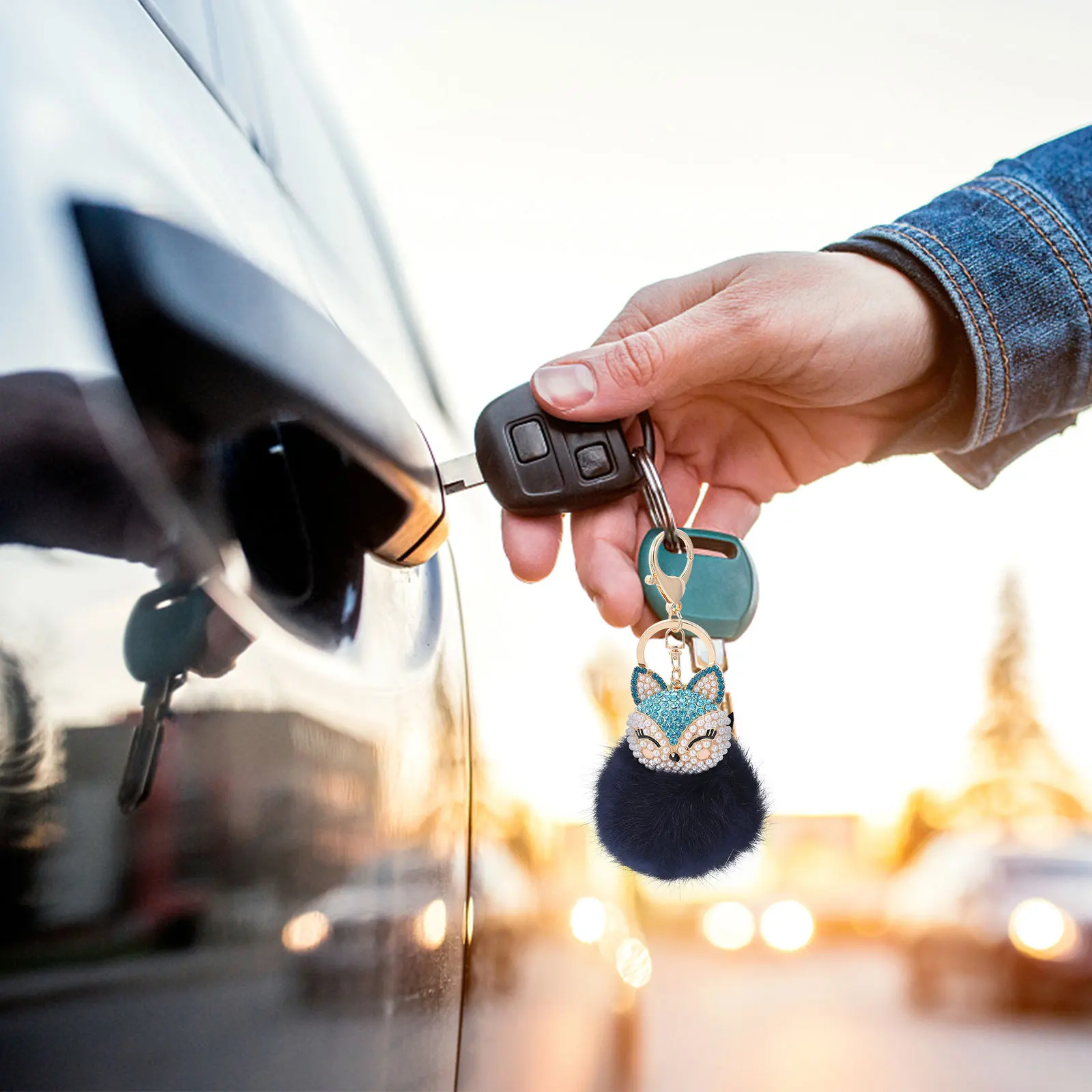 سلسلة المفاتيح الجميلة حلقة رئيسية حقيبة قلادة على ظهره ديكور السفر الذكرى الأعمال هدية تصميم المفاتيح #5