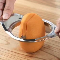 1pc Fruit Tools Mango Slicer Mango Peel Knife Mango Splitters Vegetable Tools Stainless Steel MangoCutters Corer Kitchen Peeler