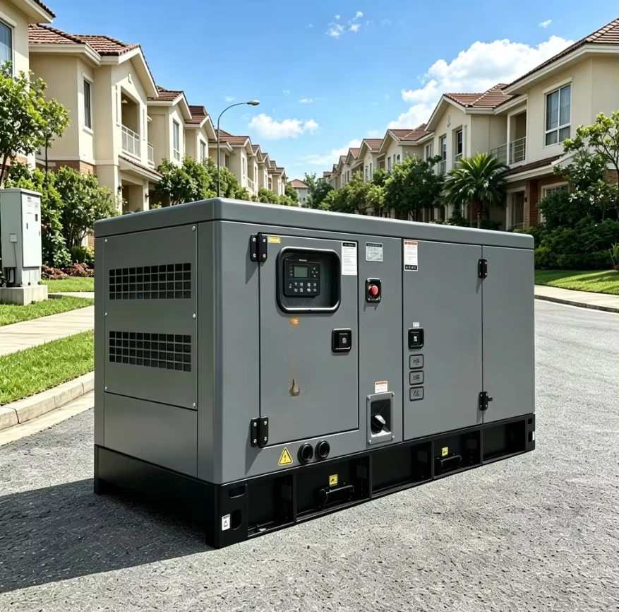 Natural Gas Open‑Frame Generator Set Water‑Cooled Genset For Municipal Waste Treatment Plant Power Generation