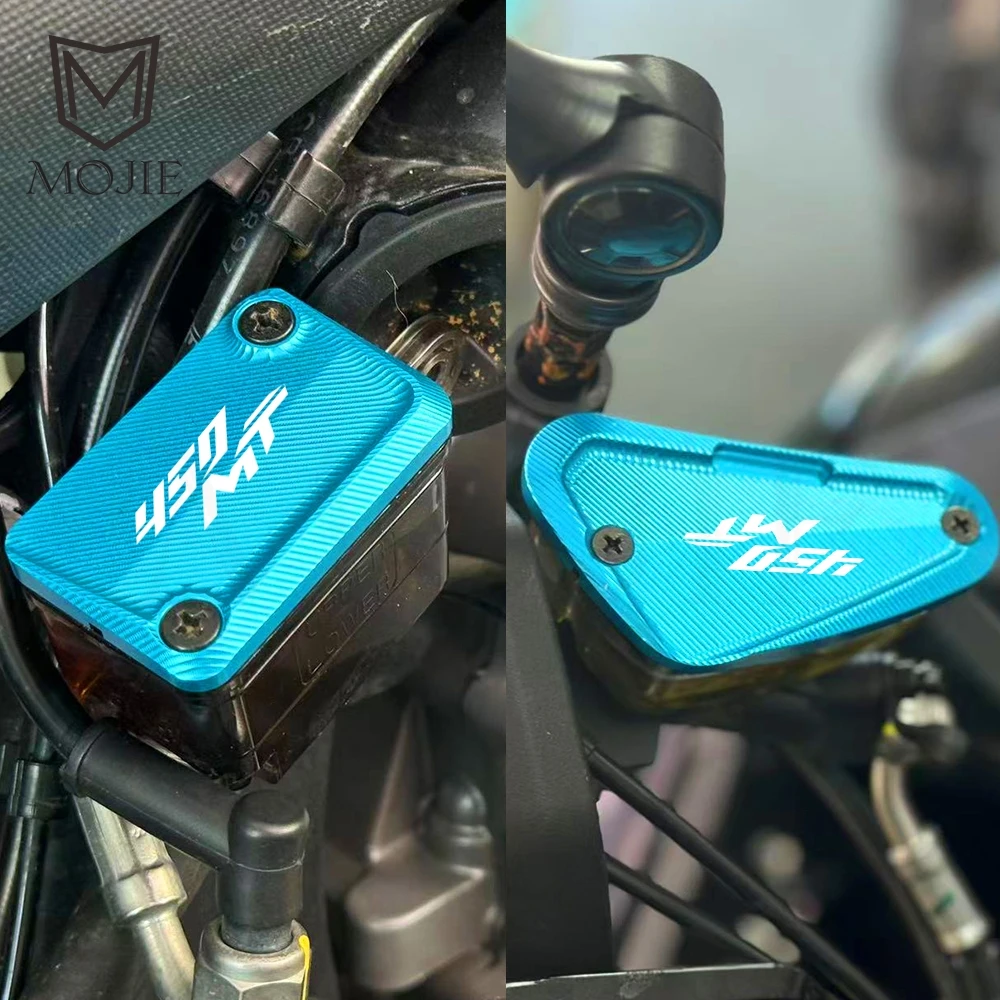 

FOR CFMOTO CF MOTO 450MT IBEX 450 MT 2026 2025 2024 23 Motorcycle Accessories Front Rear Brake Clutch Fluid Reservoir Cover Caps