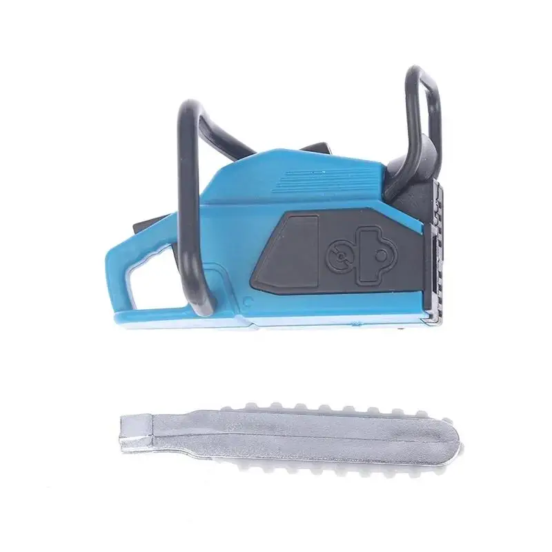 1ชิ้นโซ่เลื่อยสำหรับโรงตัดหญ้าจำลองเครื่องมือซ่อมแซมบ้านตุ๊กตา1:12บ้านเฟอร์นิเจอร์ขนาดจิ๋ว